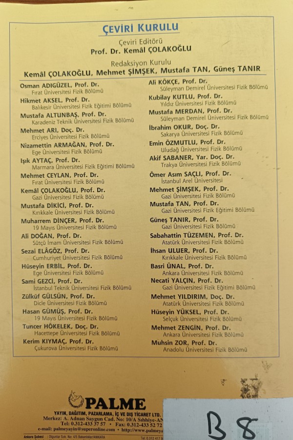 Fen ve Mühendislik için Fizik 2