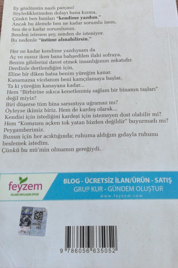 Kendime Yazdım Üstüne Alınabilirsin