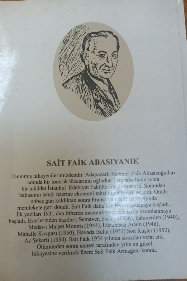 Türk klasikleri Sait Faik Abasıyanık eserlerinden seçmeler