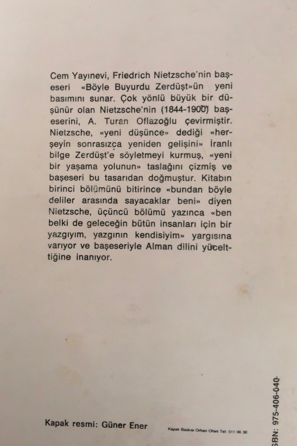 Böyle Buyurdu Zerdüşt
