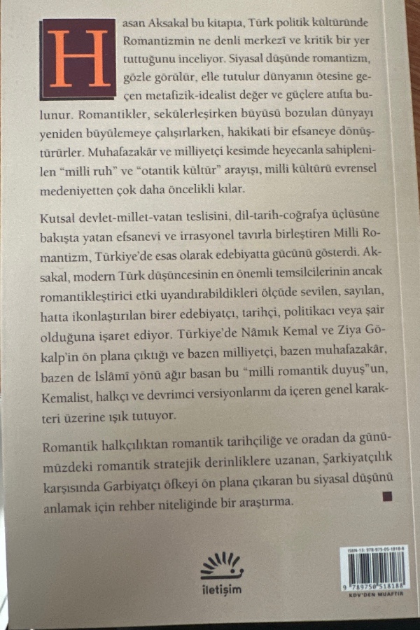 Türk Politik Kültüründe Romantizim