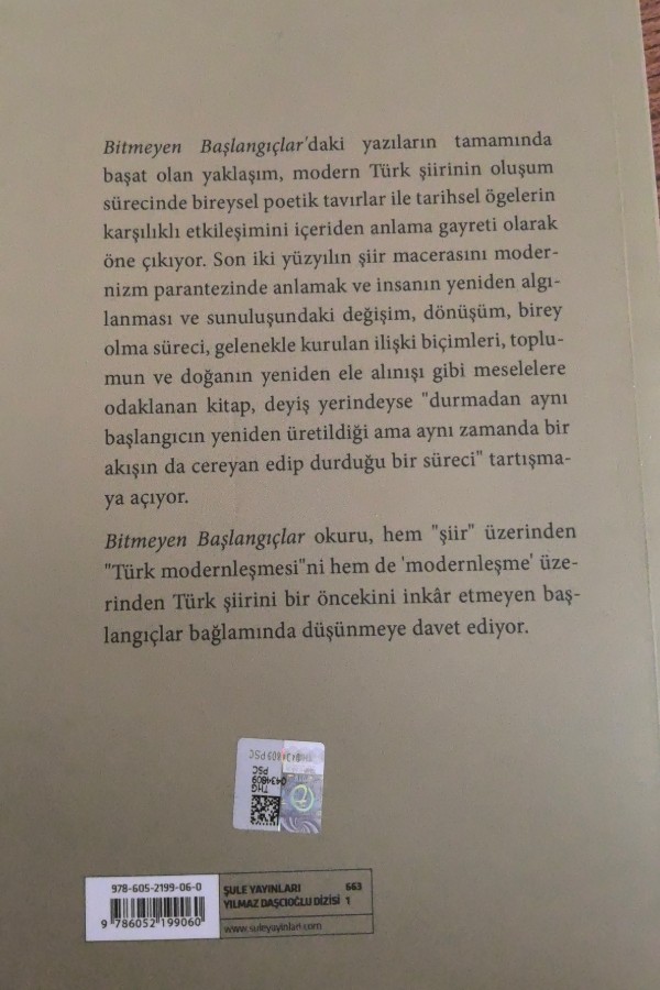 Bitmeyen Başlangıçlar