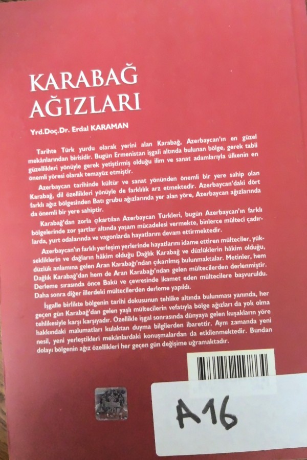 Karabağ Ağızları I