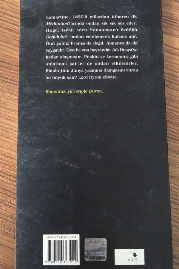 Lord Byron Seçme Şiirler