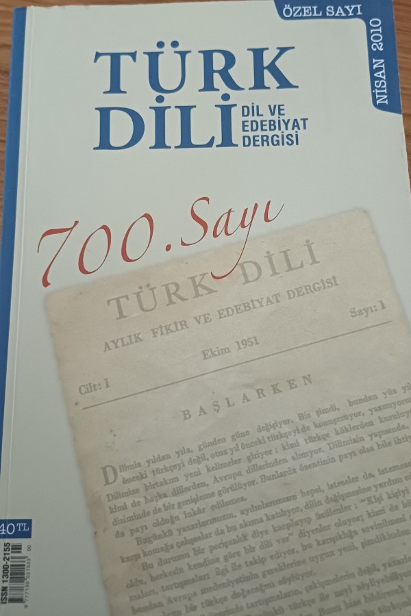 Türk Dili Dil Ve Edebiyat Dergisi
