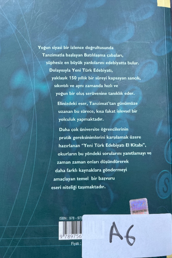 Yeni Türk Edebiyatı