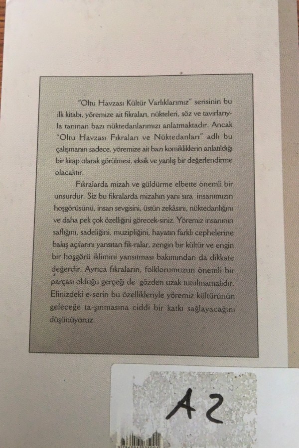 Oltu Havzası Fıkraları ve Nüktedanları