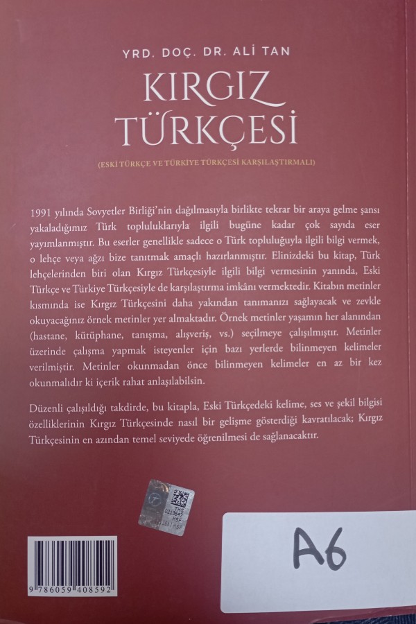 Kırgız Türkçesi
