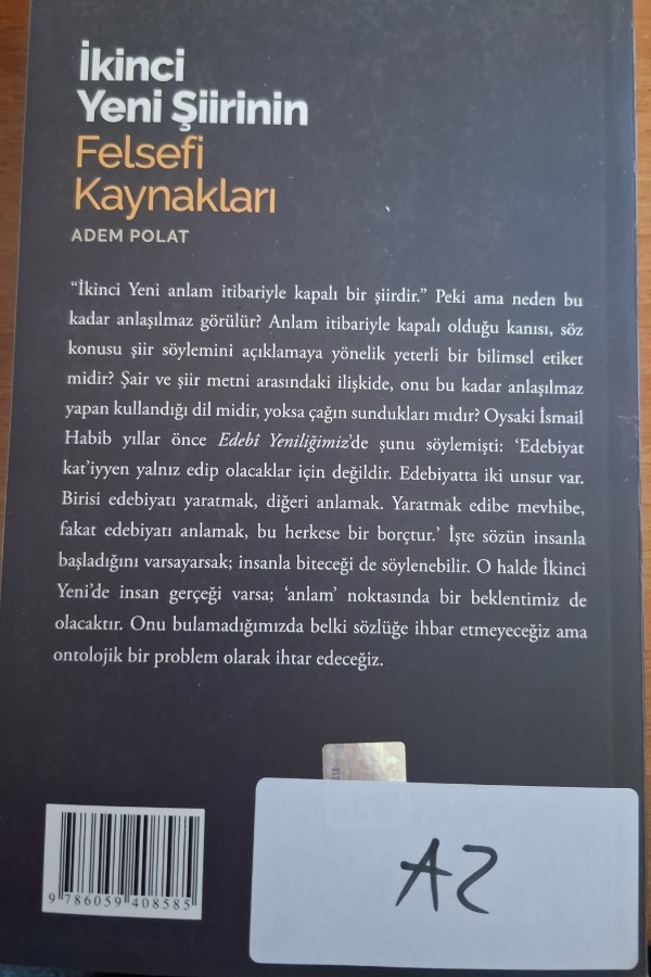 İkinci yeni şiirin felsefi kaynakları