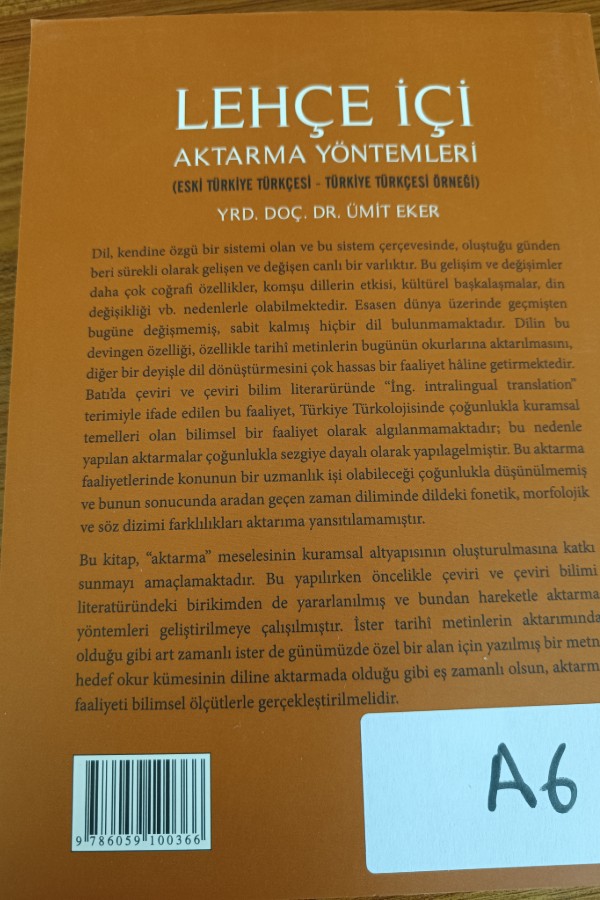 Lehçe içi aktarma yöntemleri